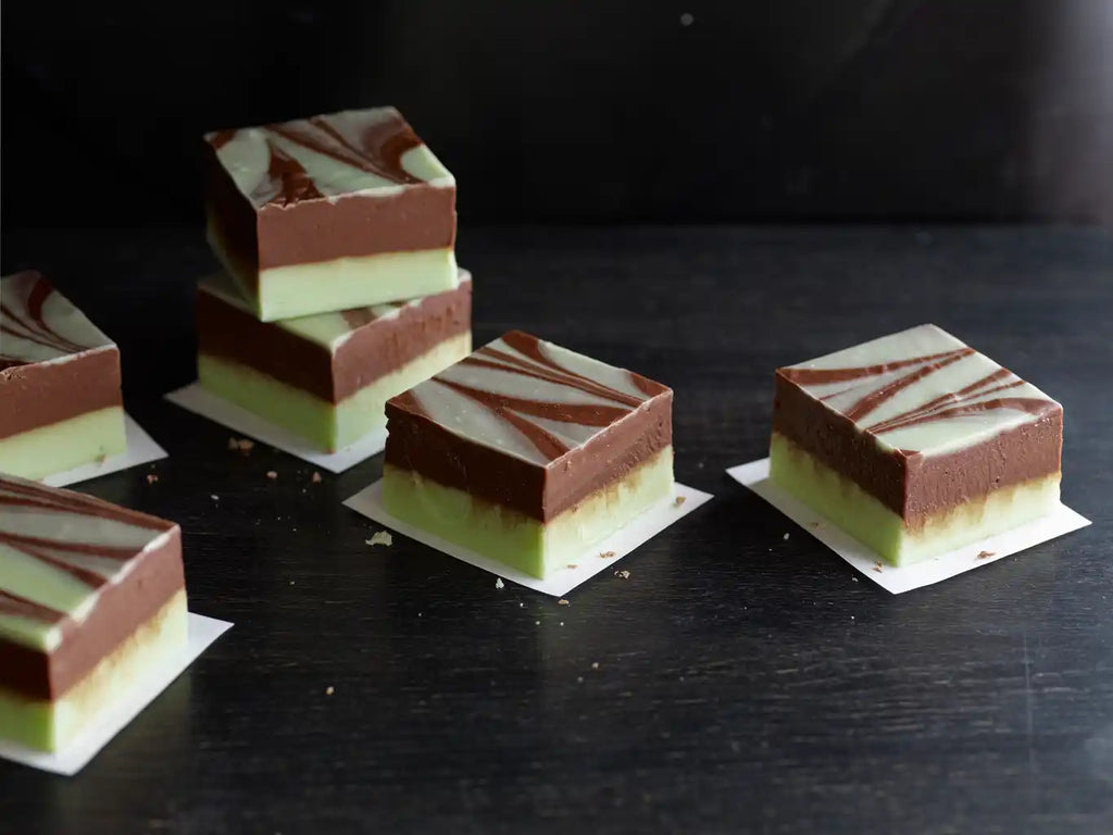 Mint Chocolate Swirl Fudge