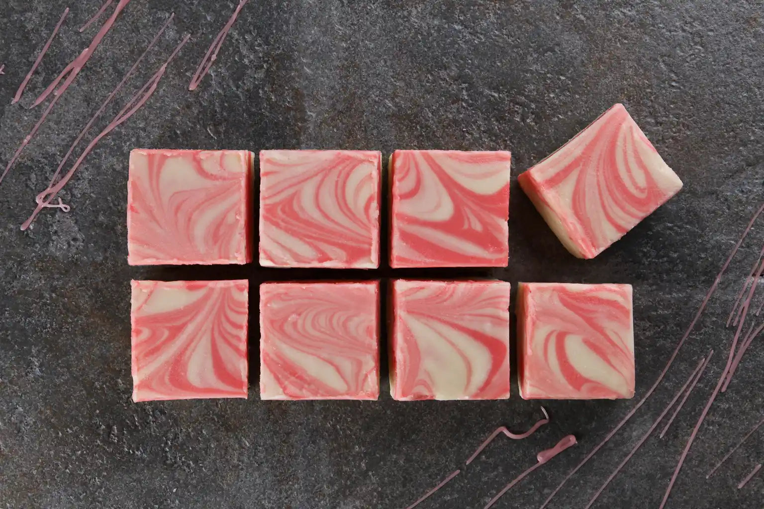 Seasonal    Strawberry Cheesecake Fudge