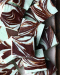 Mint Chocolate Swirl Fudge